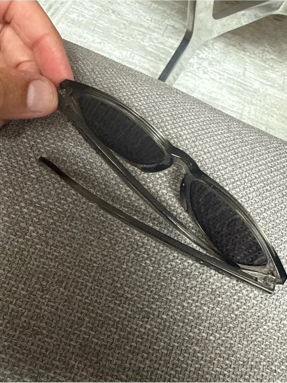 Oakley FROGSKINS Sunglasses Clear Smoke Grey OO9013-05 - 55[]17-133